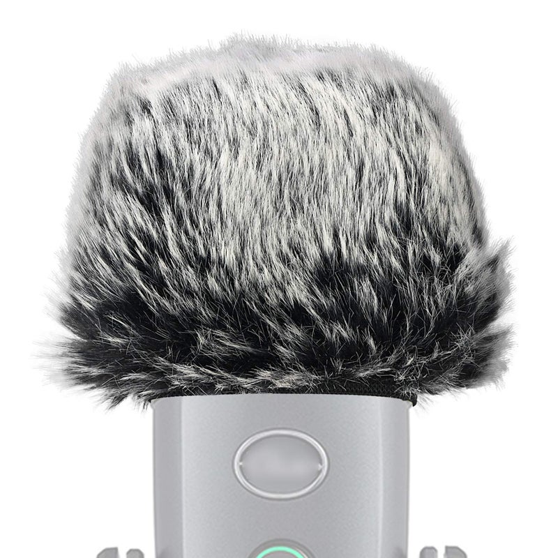 SUNMON Mic Furry Windscreen Muff for Blue Yeti Nano Condenser Microphone, Mic Cover Microphone Fur Pop Filter by SUNMON - Image 1
